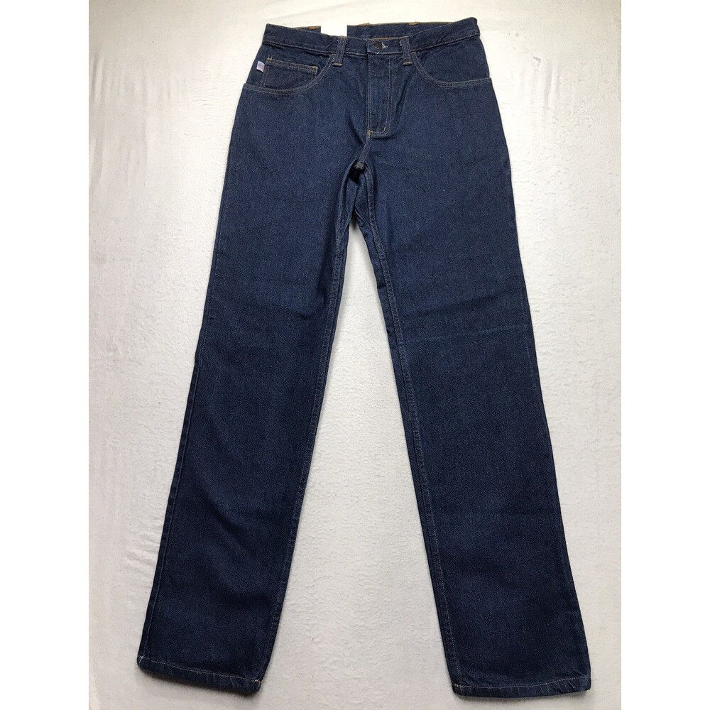 NWT ALL AMERICAN Jeans Men 32x34 Dark Raw Wash Regular Straight Made in USA